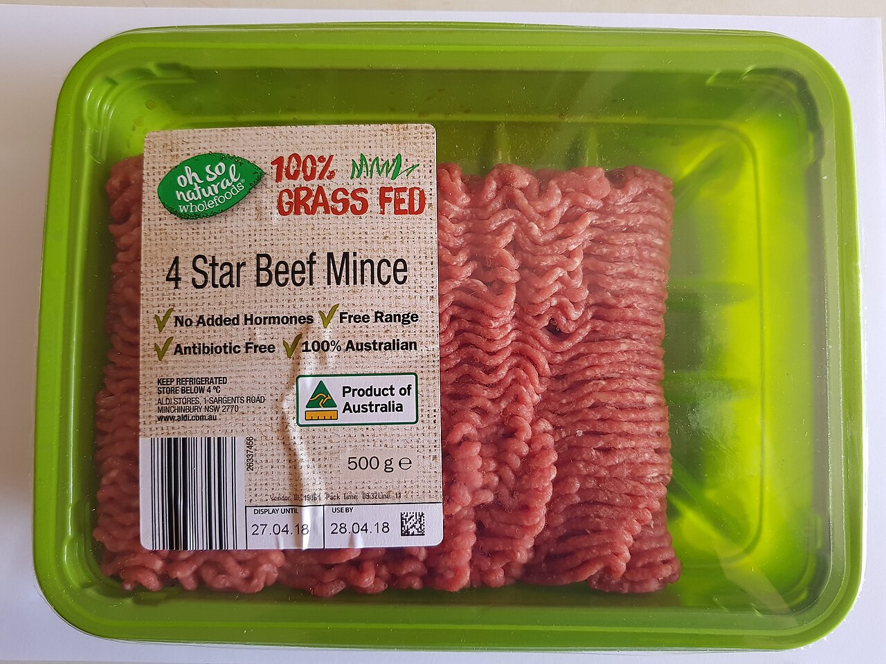 Viande hachée de bœuf